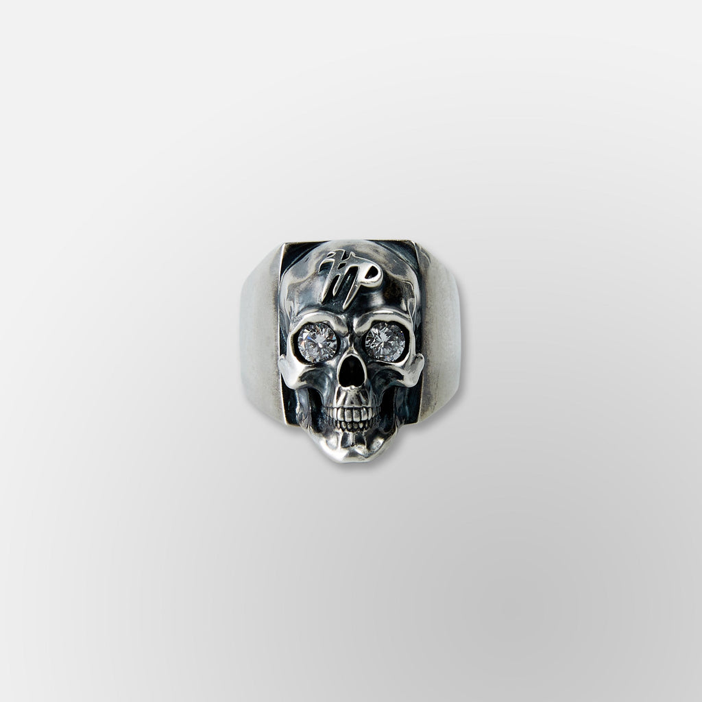 HP Power Skull in Real Silver / Diamonds- Ring