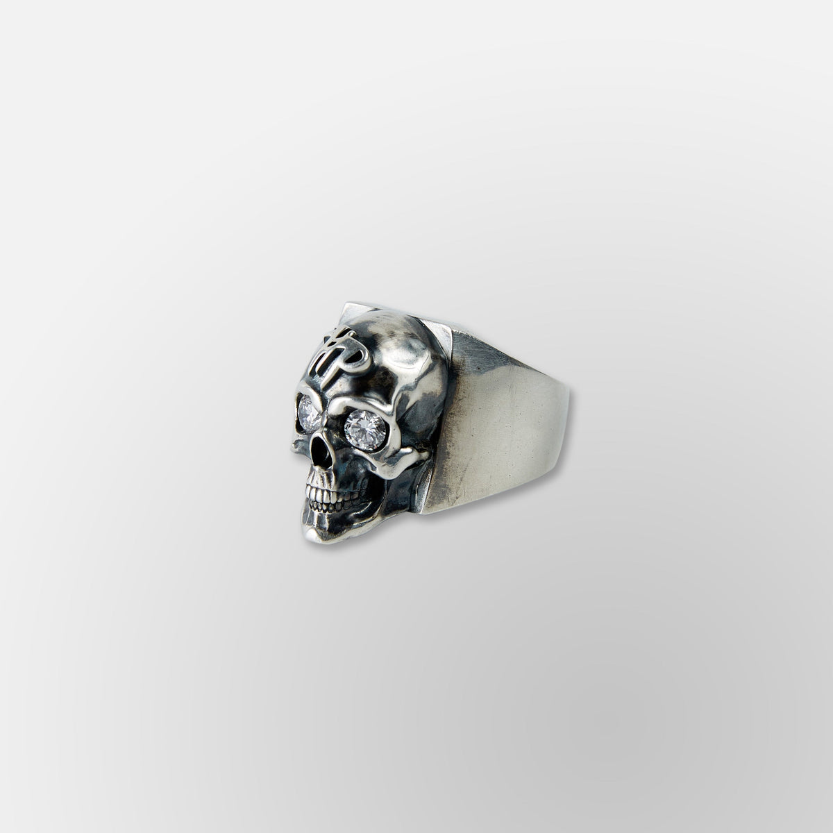 HP Power Skull in Real Silver / Diamonds- Ring