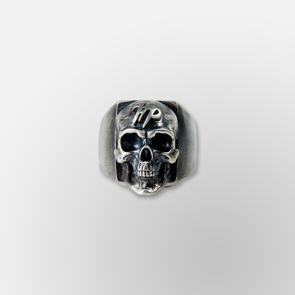 HP Power Skull in Real Silver- Ring