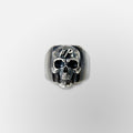 HP Power Skull in Real Silver- Ring
