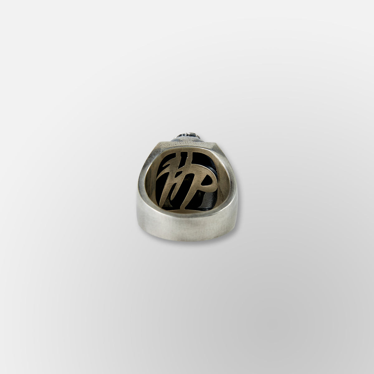 HP Power Skull in Real Silver- Ring