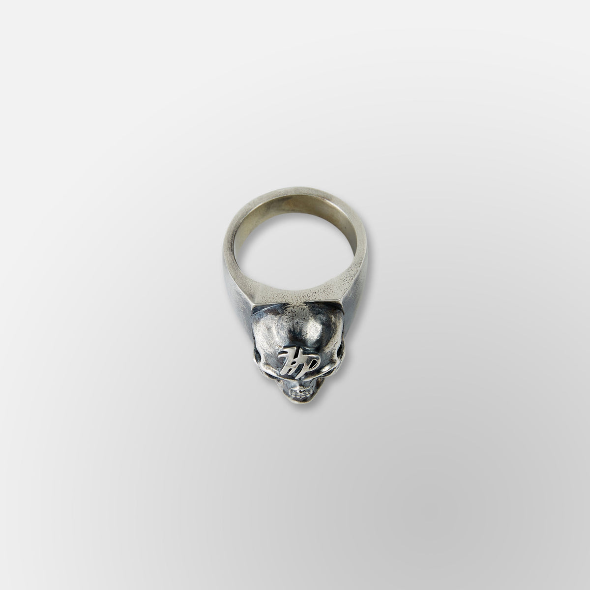 HP Power Skull in Real Silver- Ring