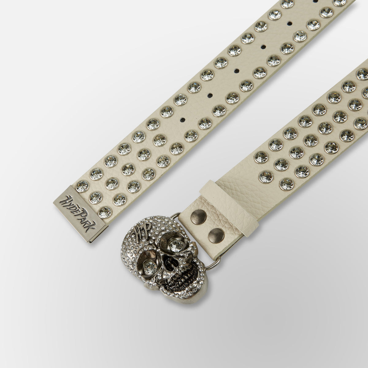White Skull Belt