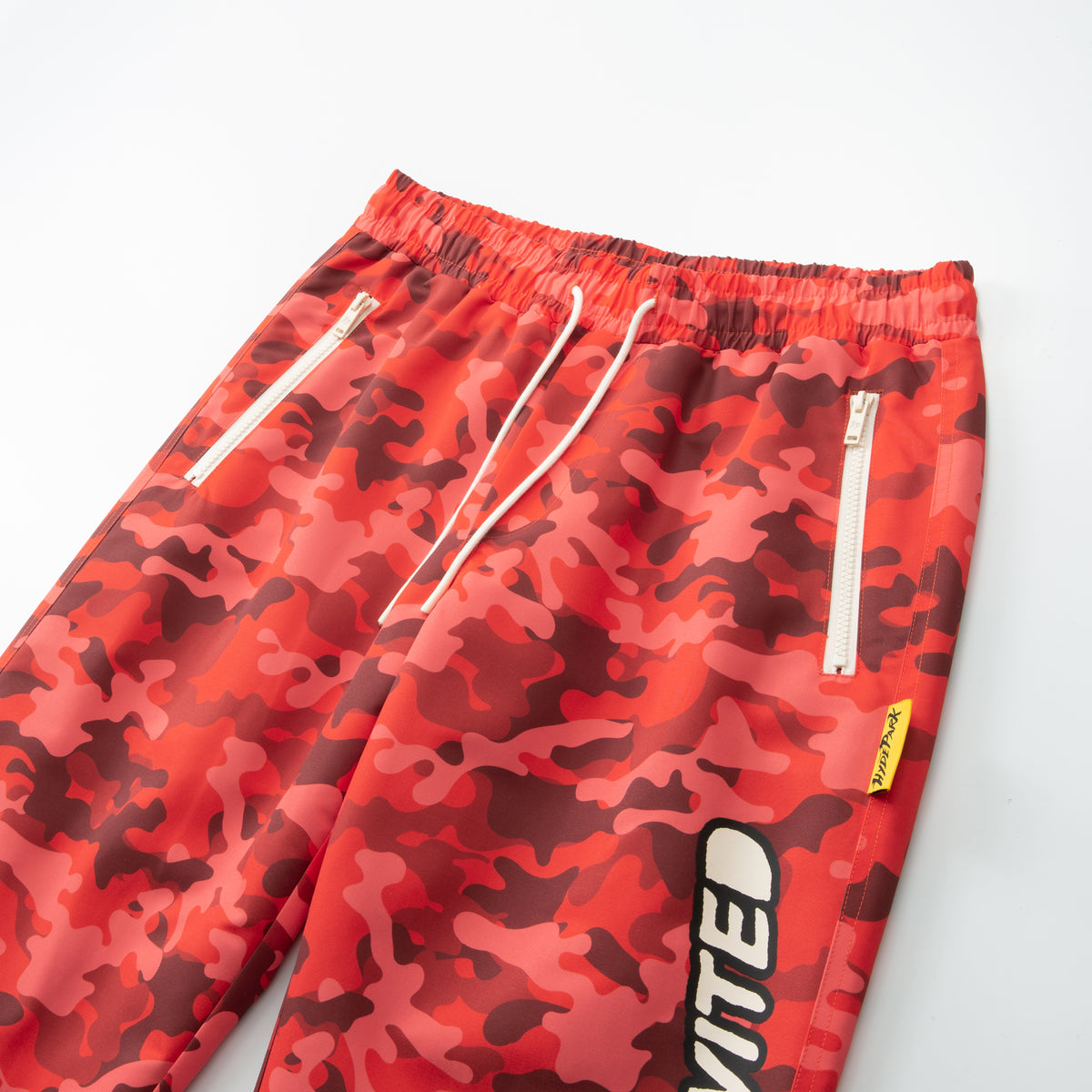 Lightening Camo Track pant - Red