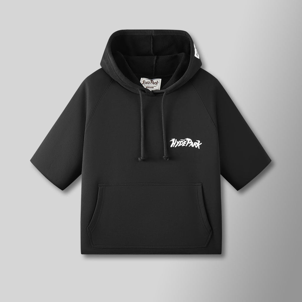 Posted Up T-Shirt Hoodie - Black