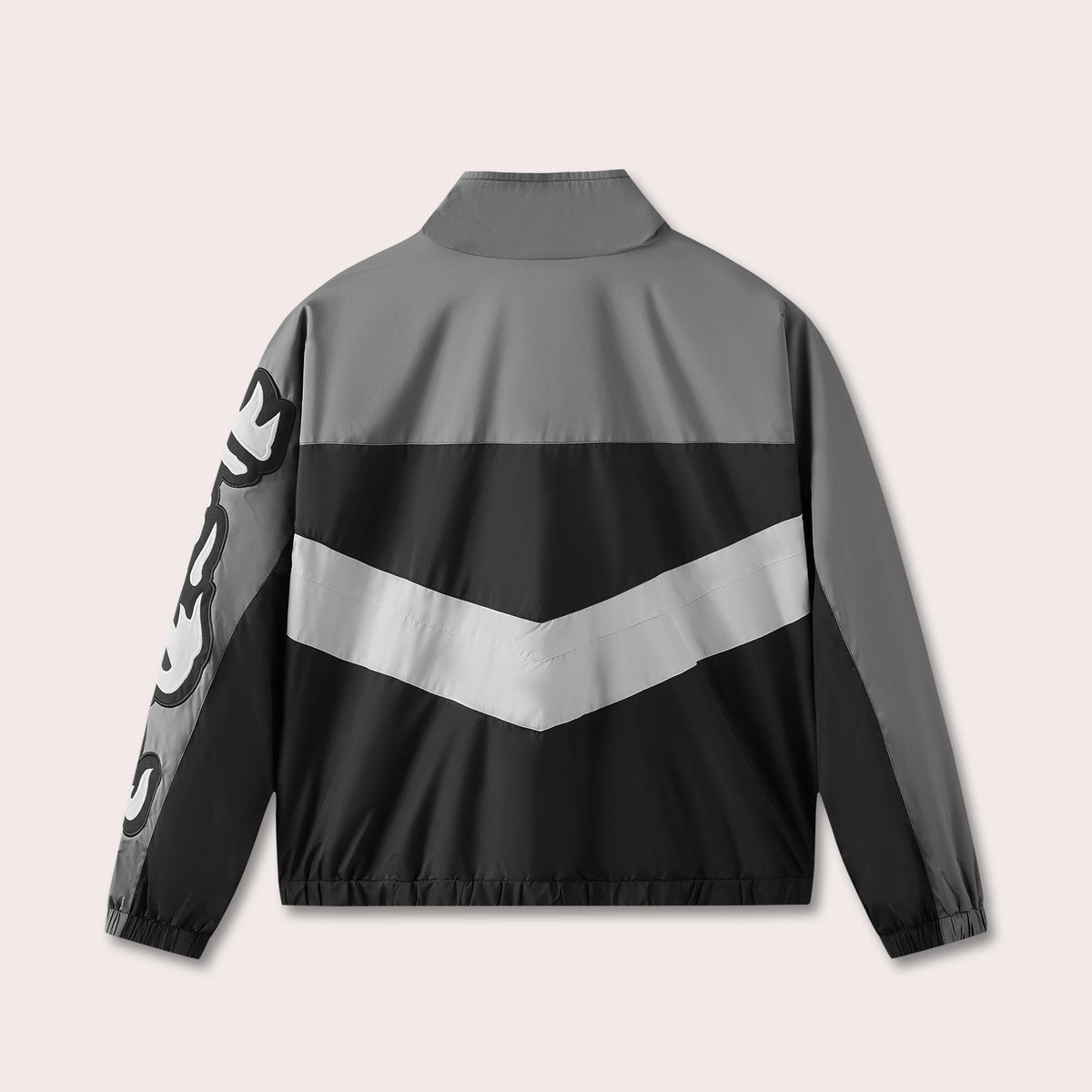 Street Team Windbreaker Jacket - Black