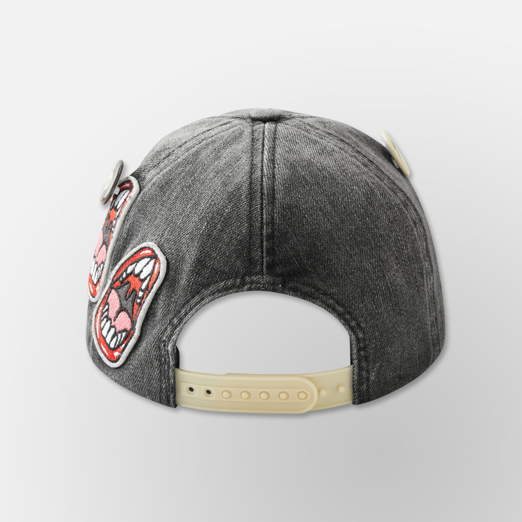 Ciggy Cig Denim Cap - BLK