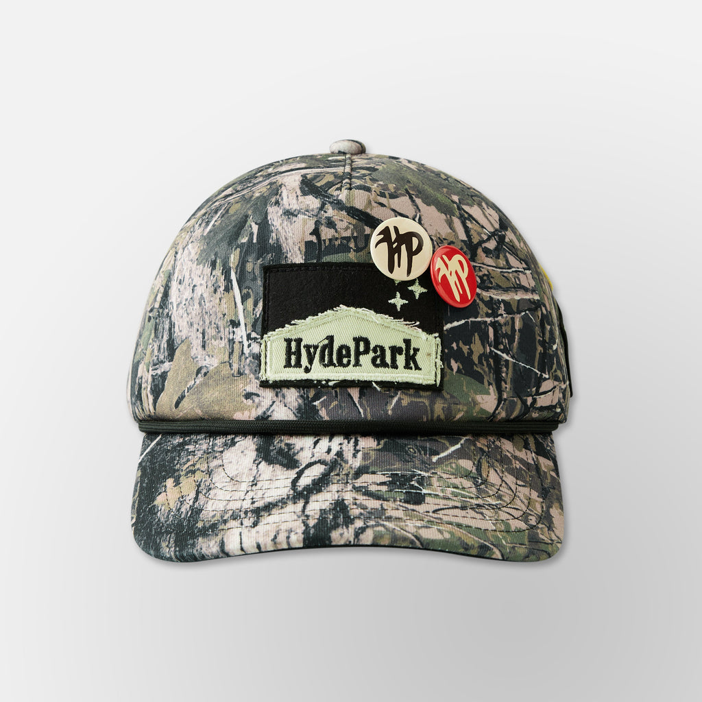 Ciggy Cig Denim Cap - Forest Camo