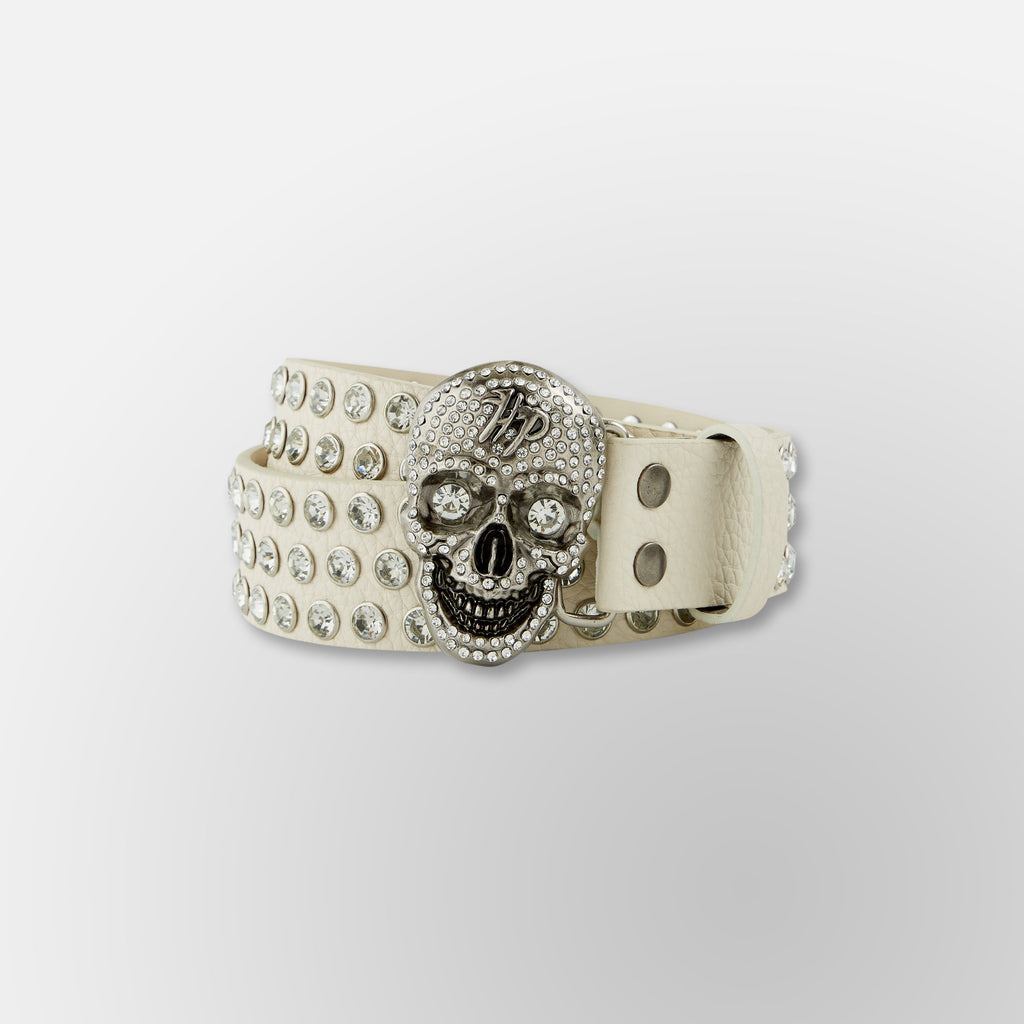 White Skull Belt