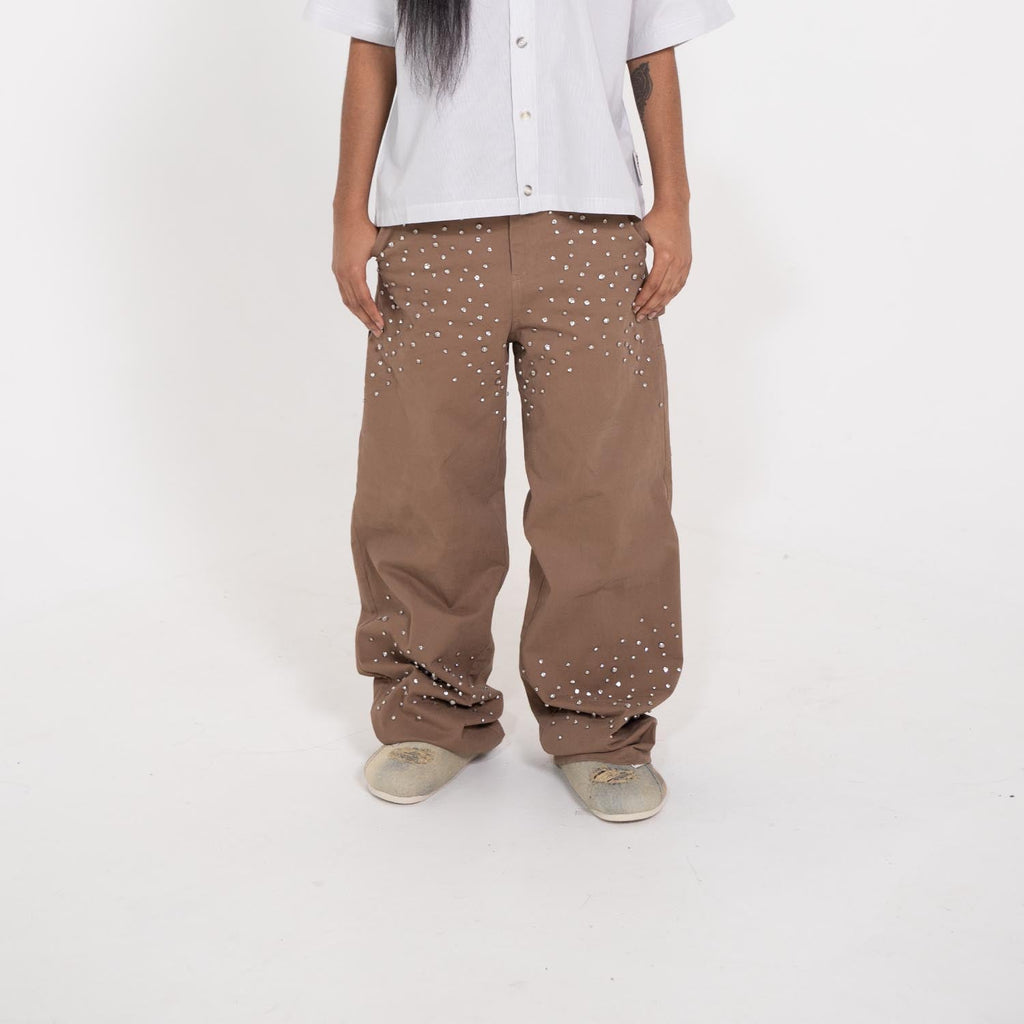 Jewels Denim Work Pants -  Khaki