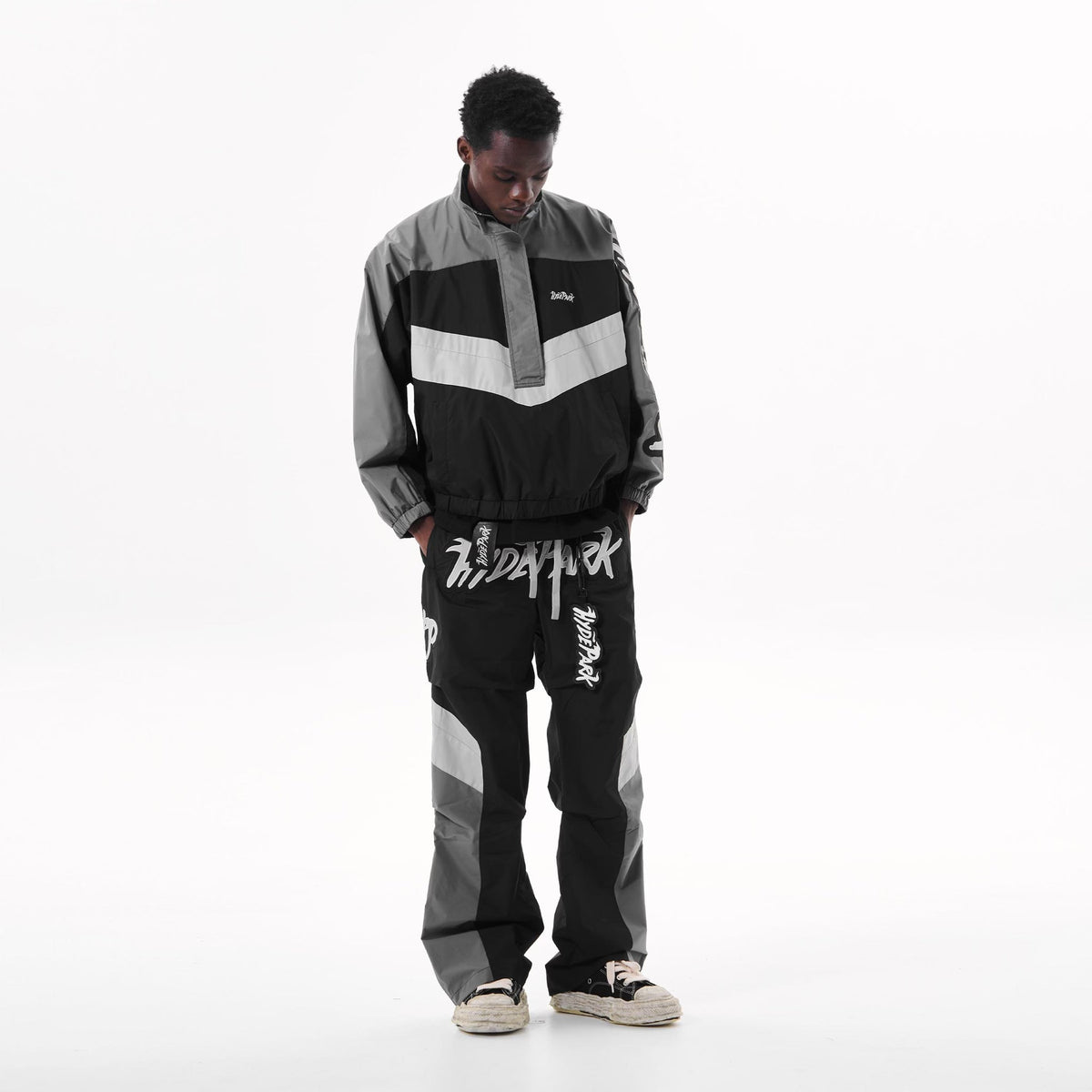 Street Team Windbreaker Pants - Black