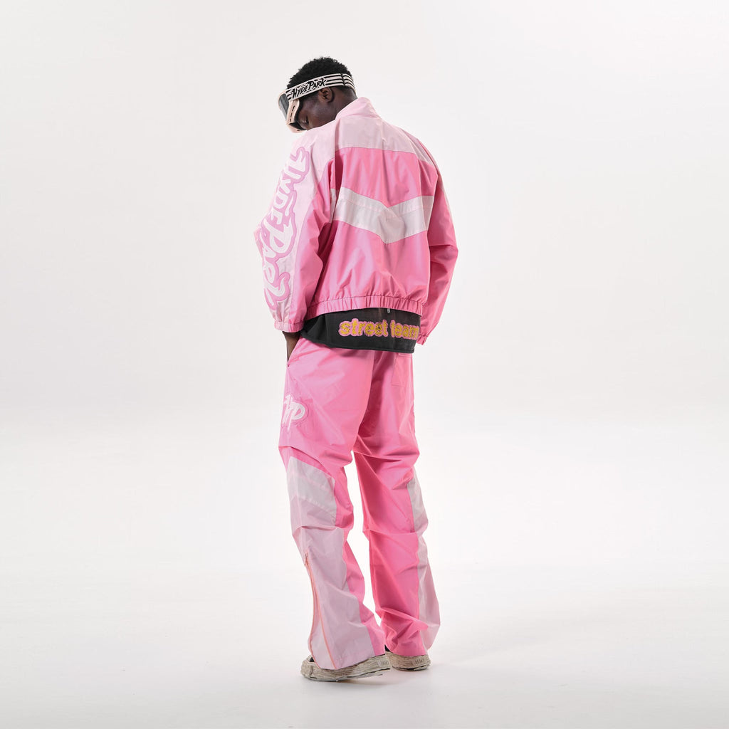 Street Team Windbreaker Pants - Pink