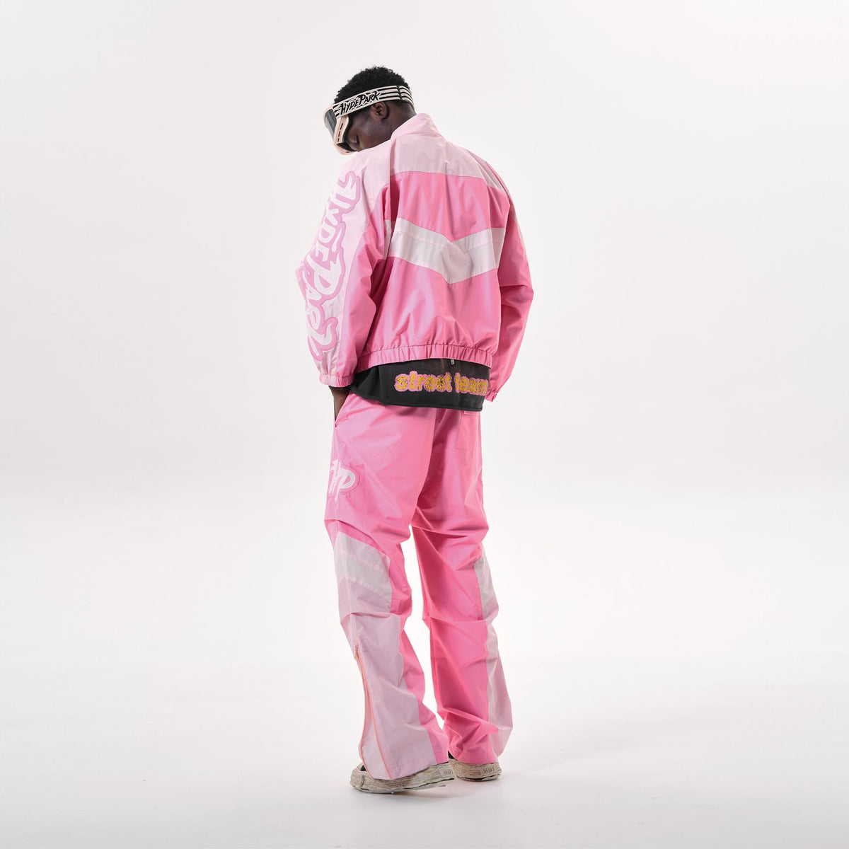 Street Team Windbreaker Pants - Pink