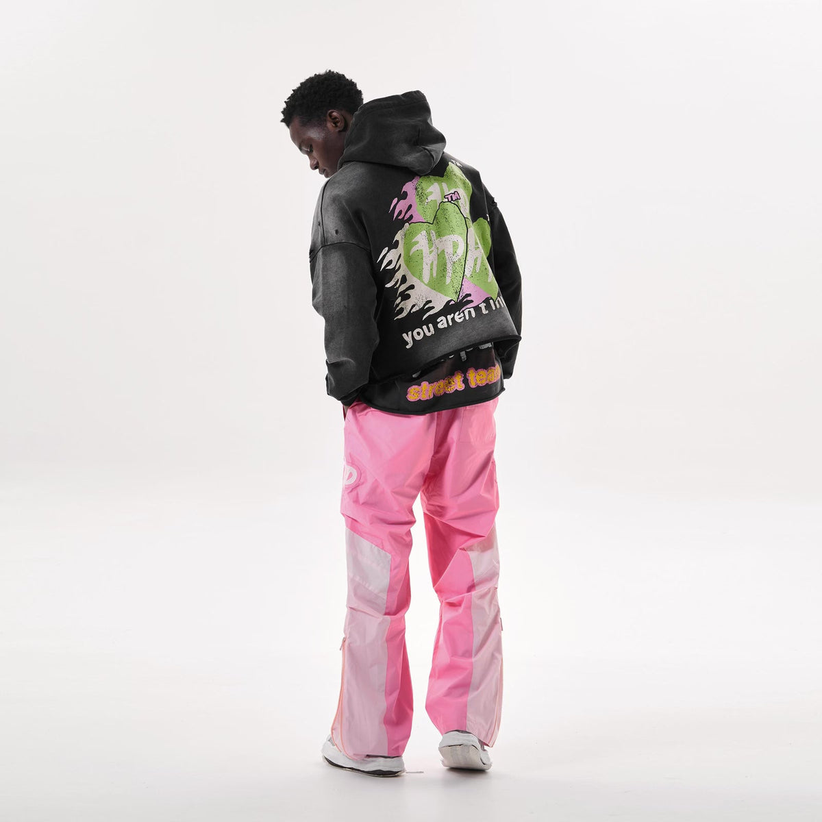 Street Team Windbreaker Pants - Pink