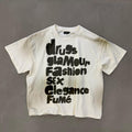 Drugs Sex Fume Tee - Cream