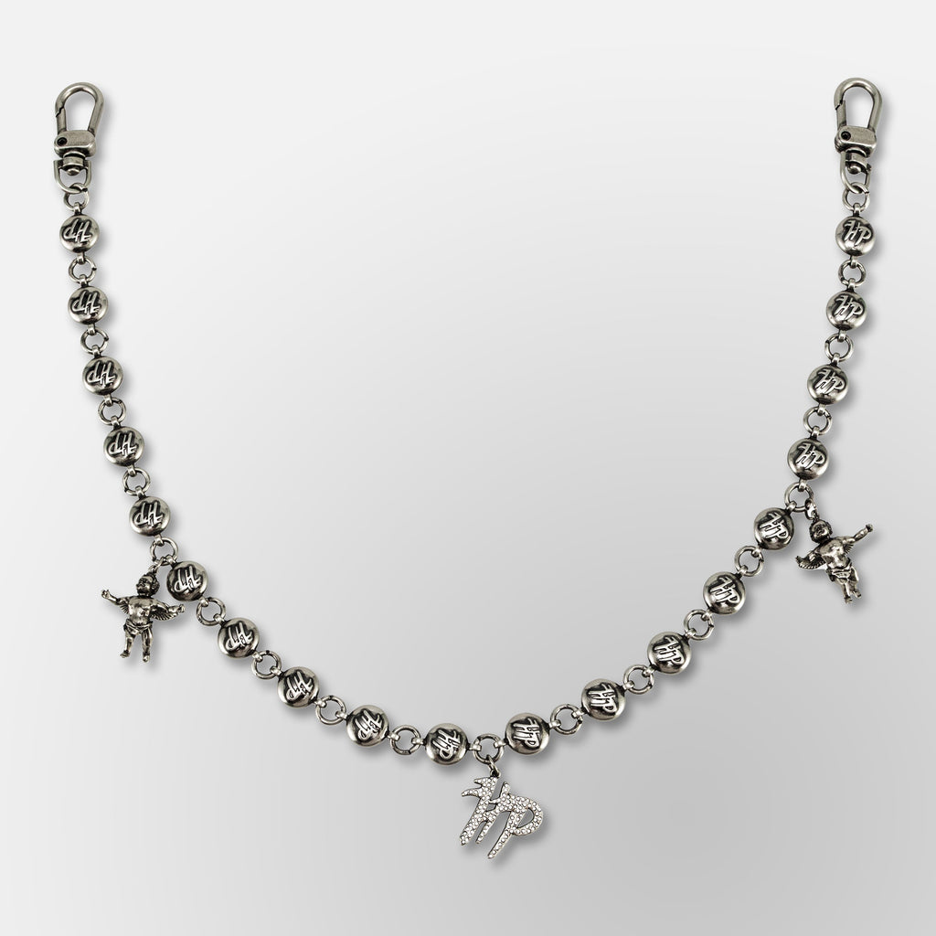 HP Pill Link Chain W/ Cherub + HP Charm - Wallet Chain