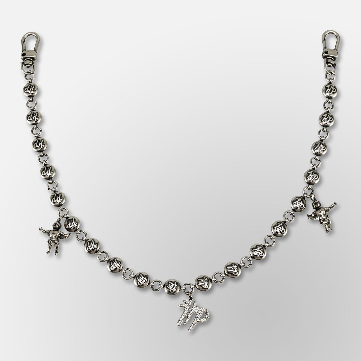 HP Pill Link Chain W/ Cherub + HP Charm - Wallet Chain