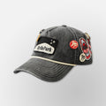 Ciggy Cig Denim Cap - BLK