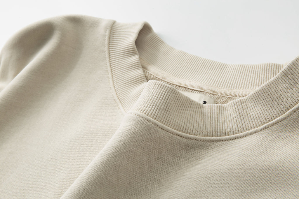 Crew Neck Sweater - Cream