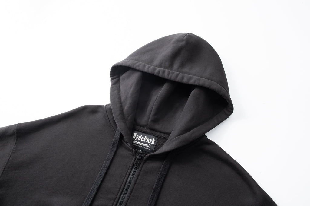 Women’s Crop Zip Hoodie - Black