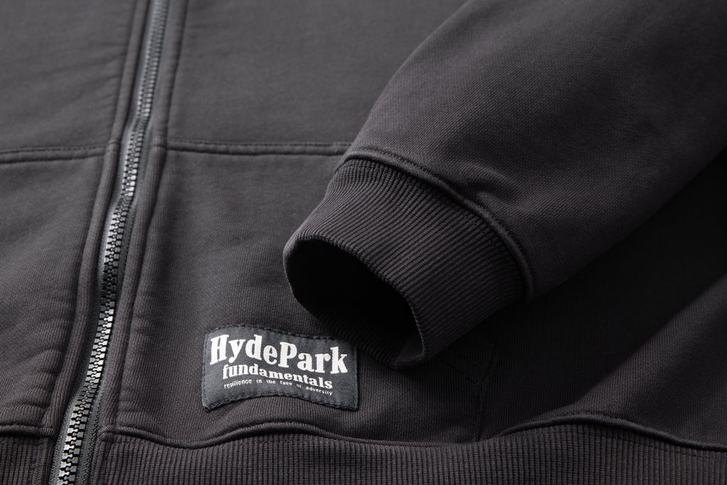 Women’s Crop Zip Hoodie - Black