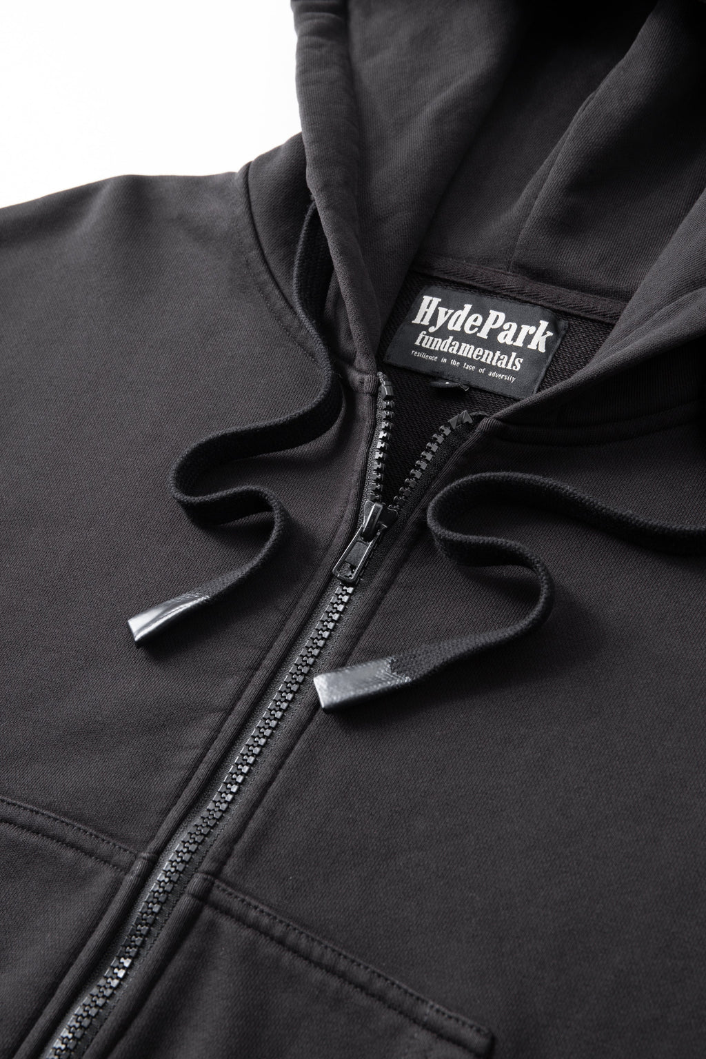 Women’s Crop Zip Hoodie - Black