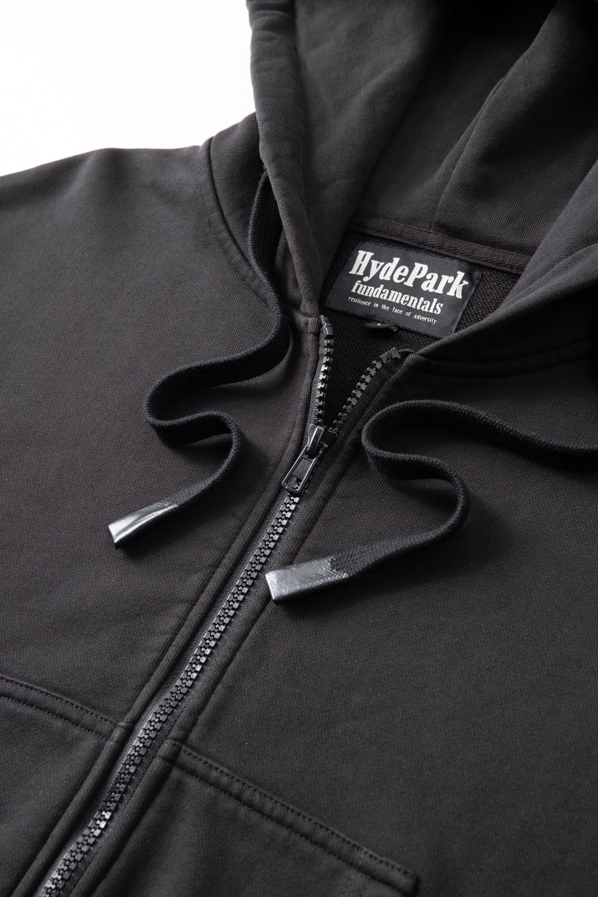 Women’s Crop Zip Hoodie - Black