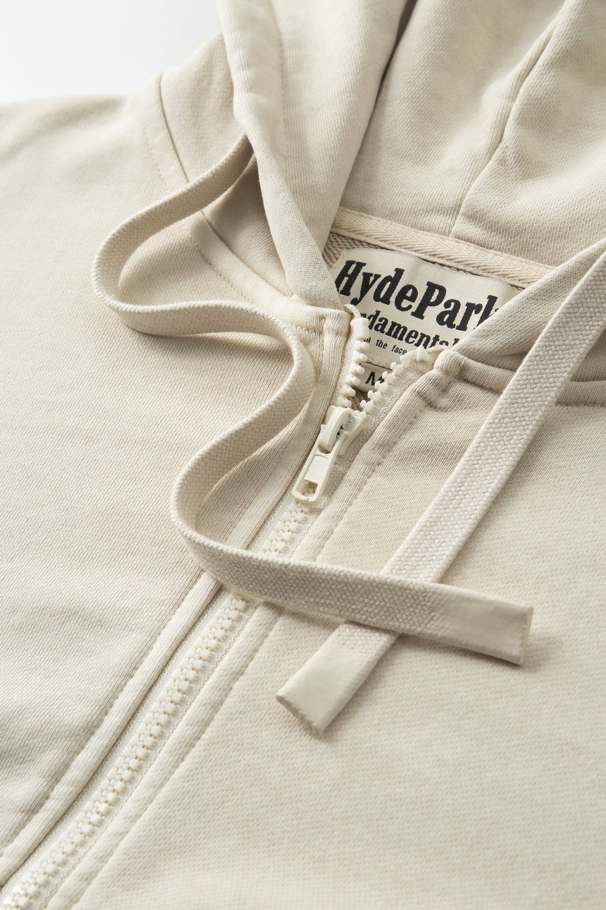 Women’s Crop Zip Hoodie - Cream