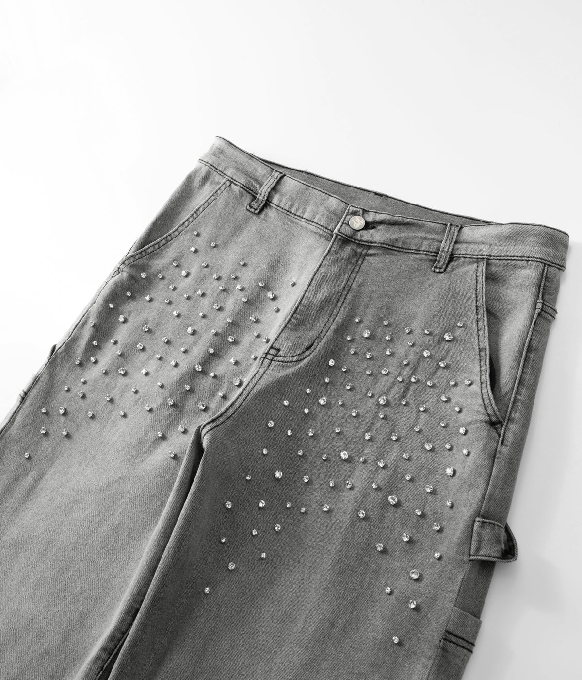 Jewels Denim Work Pants - Black