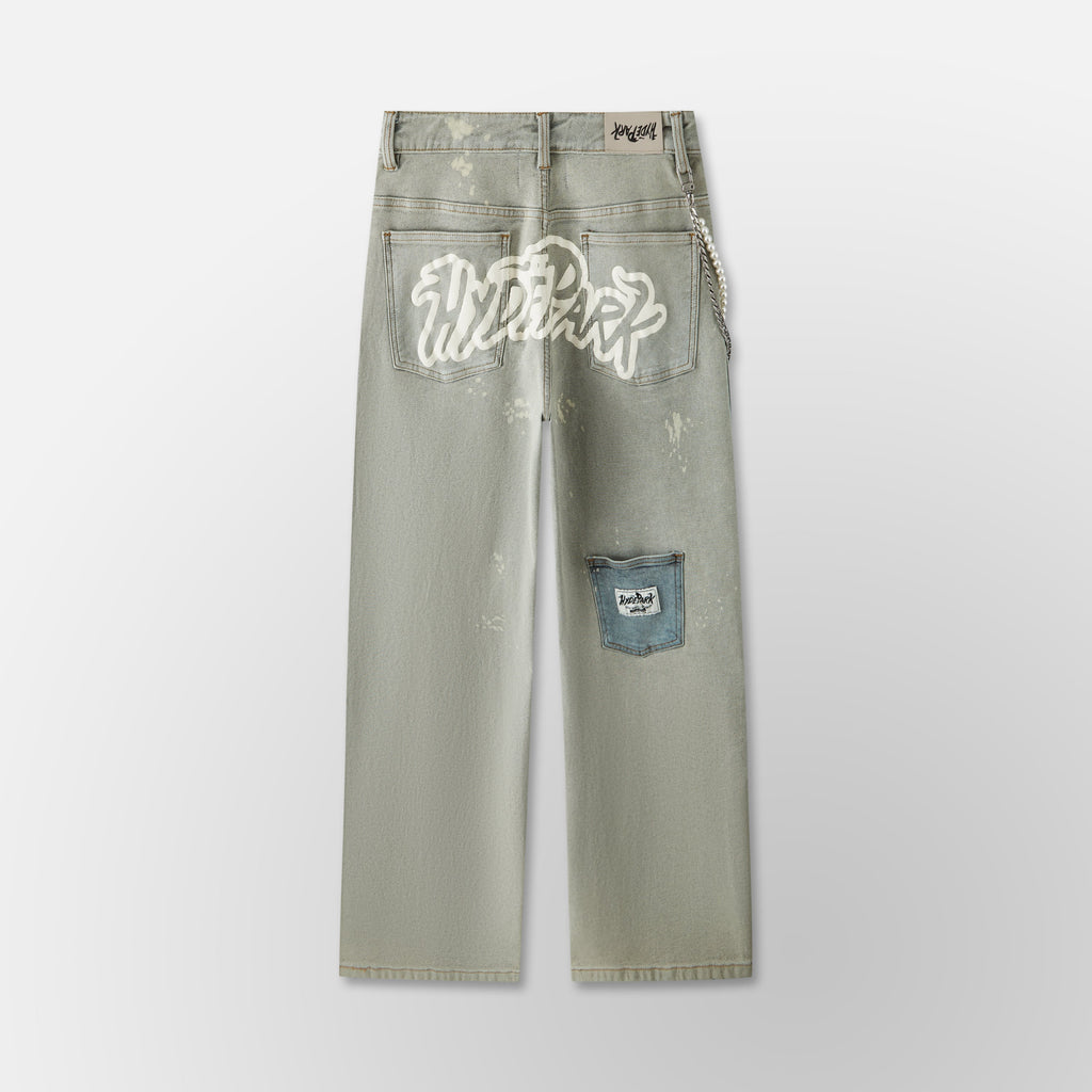 Pockets Everywhere Denim Pant - Blue