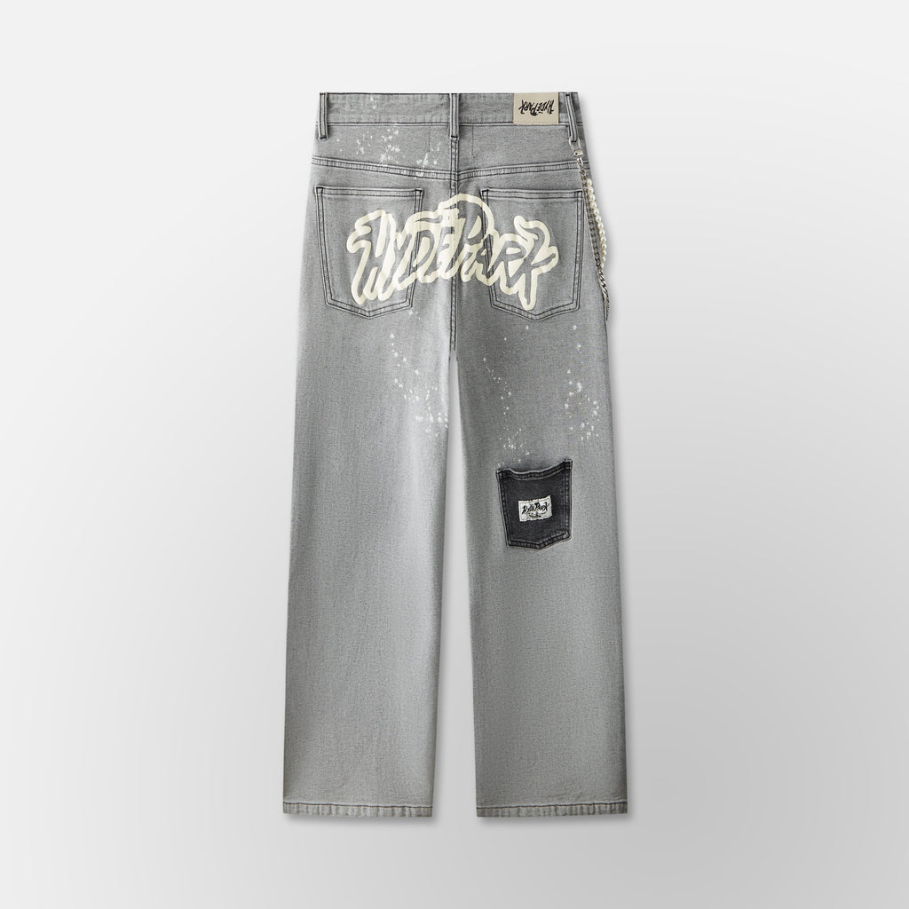 Pockets Everywhere Denim Pant - Black