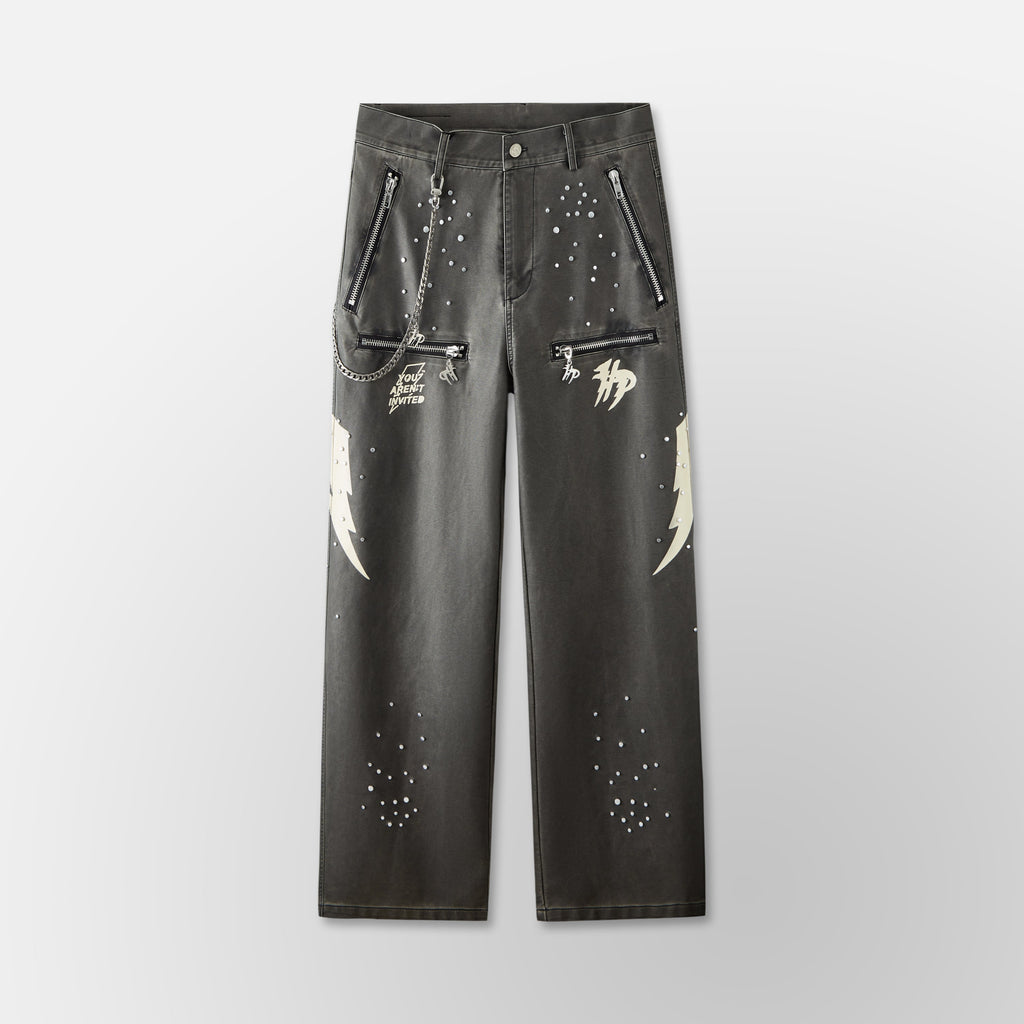 Super Speed Racer Moto Pant - Black