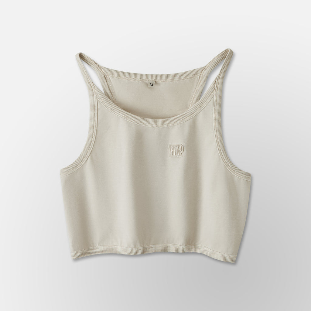 Women’s Crop Tank Top - Cream