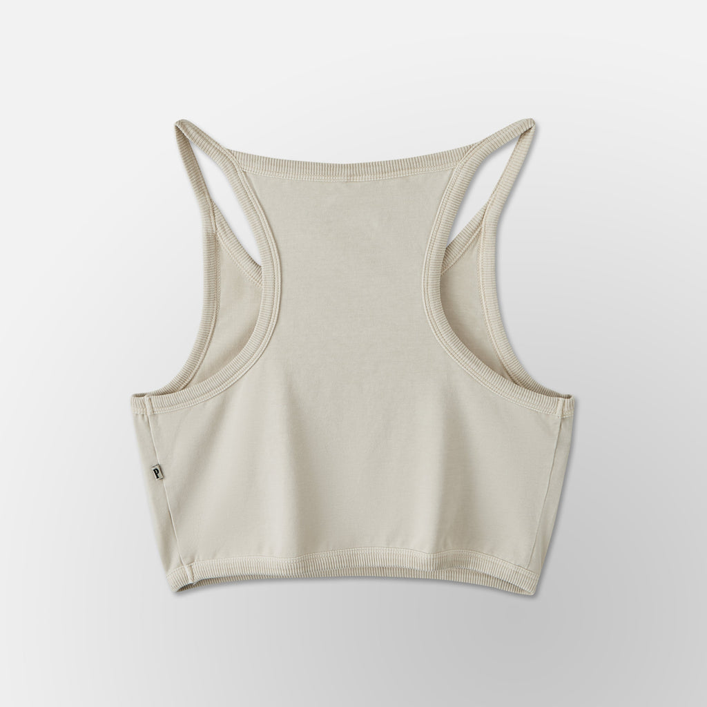Women’s Crop Tank Top - Cream