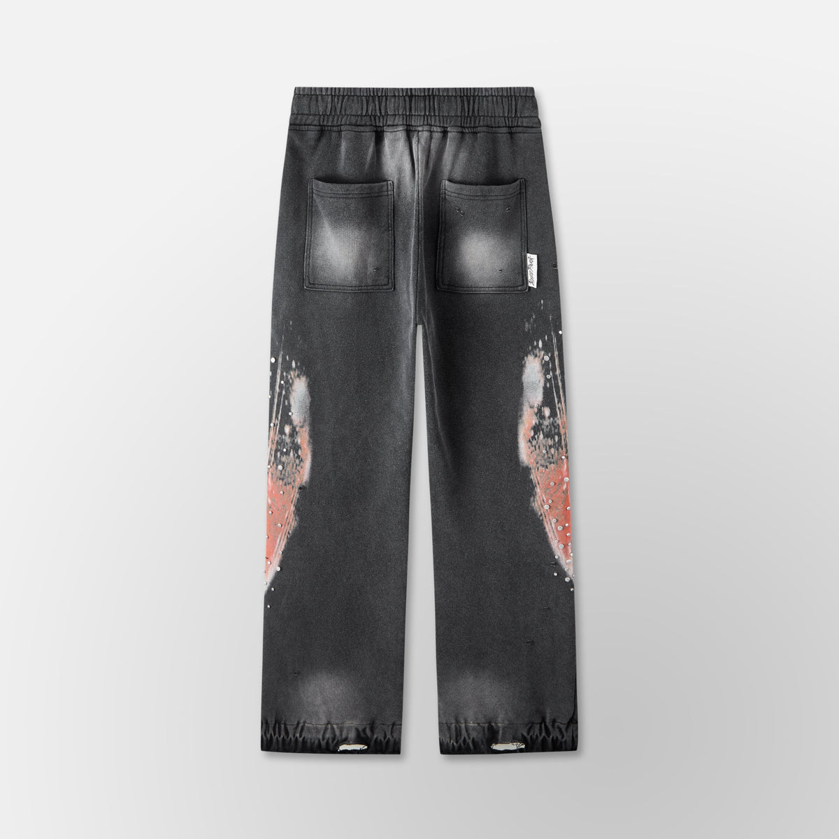 Divine Awakening- Throw Back- Wide Leg Jogger- Black