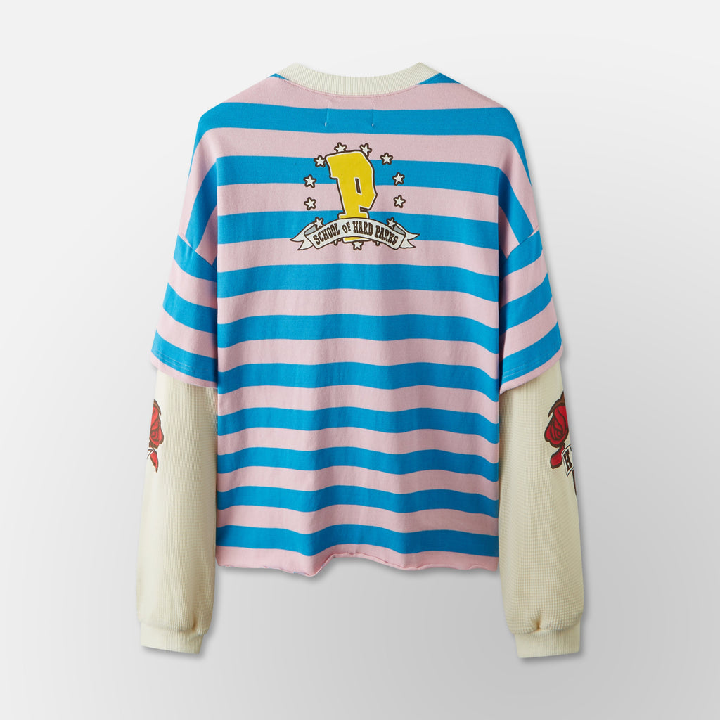 School of Hard Parks Crew - Blue/Pink