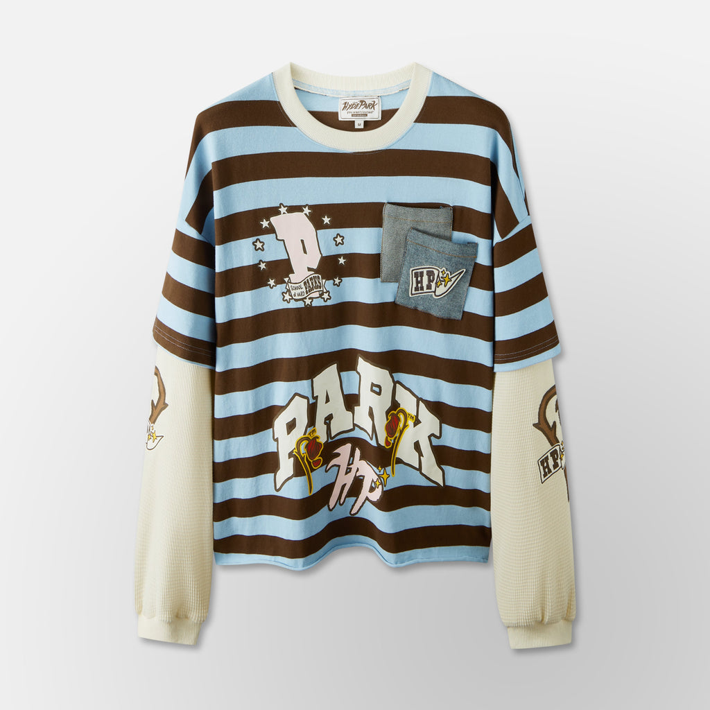 School of Hard Parks Crew - Blue/Brown