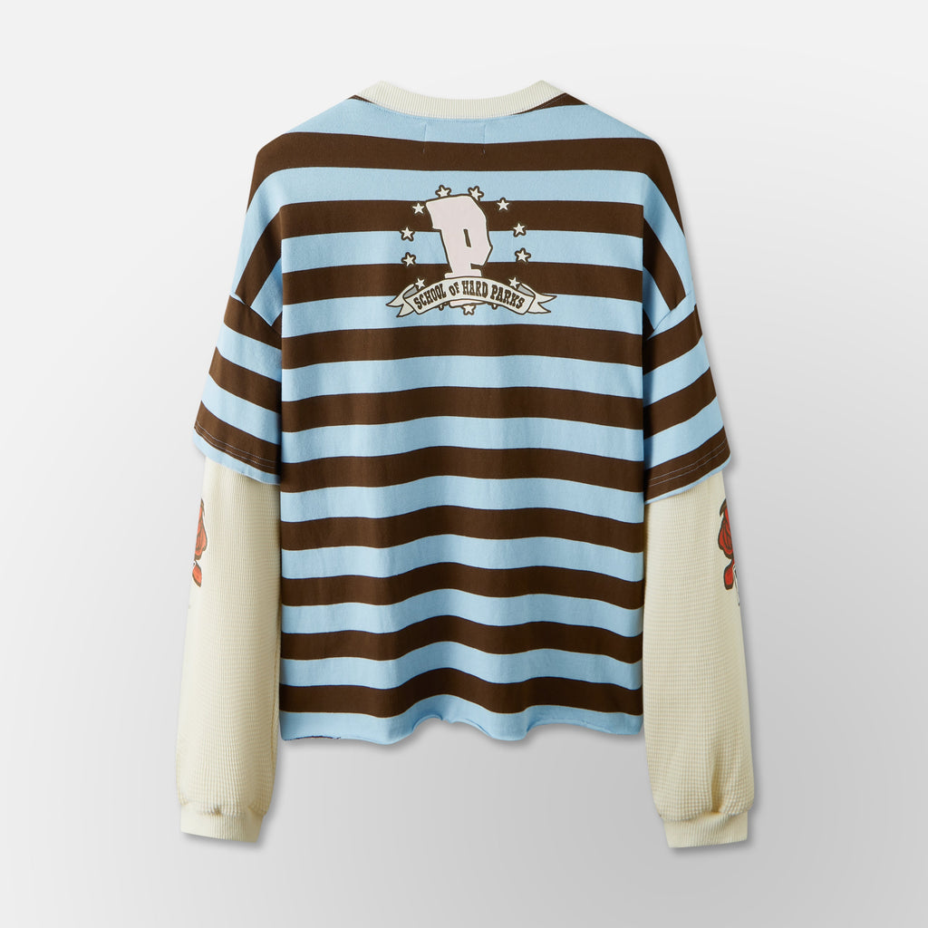 School of Hard Parks Crew - Blue/Brown