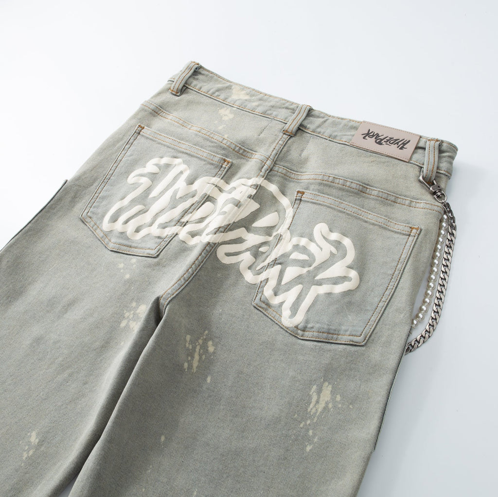 Pockets Everywhere Denim Pant - Blue