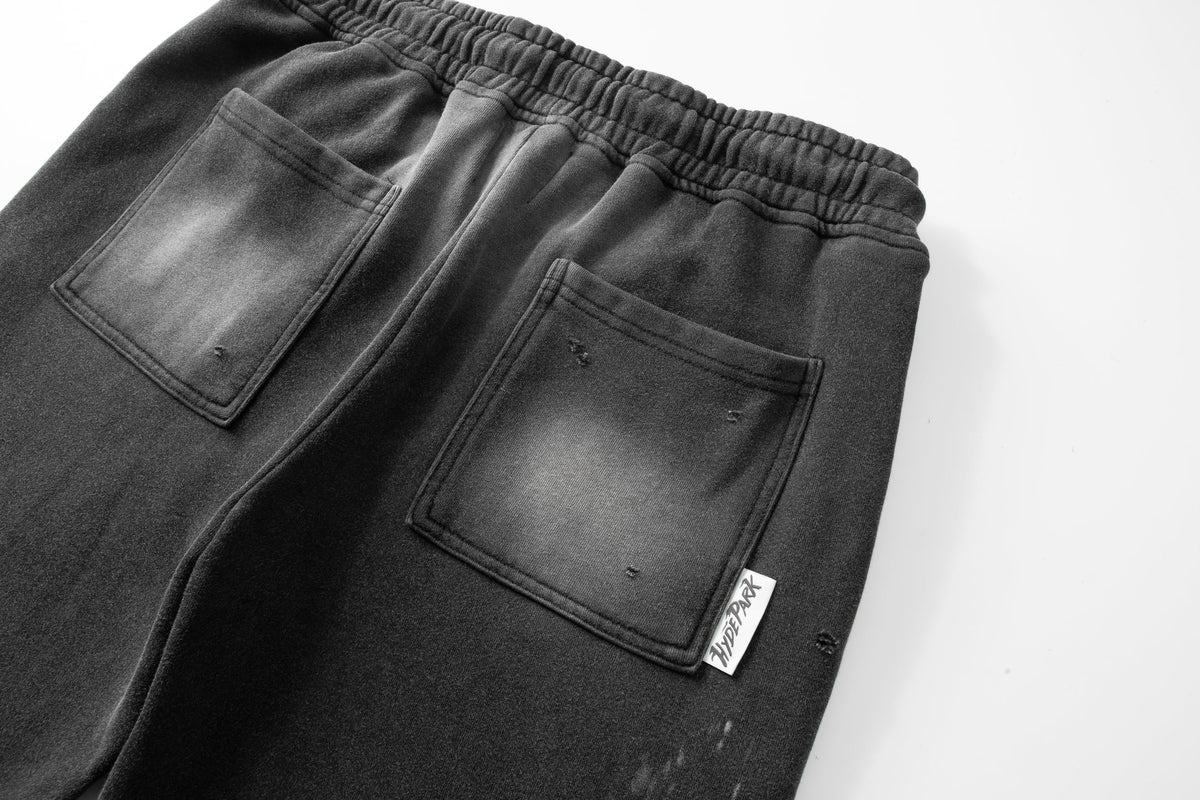 Divine Awakening- Throw Back- Wide Leg Jogger- Black