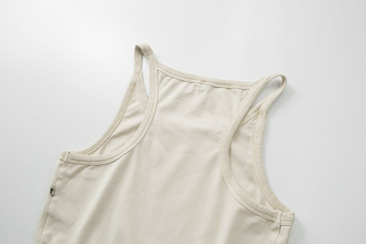 Women’s Crop Tank Top - Cream