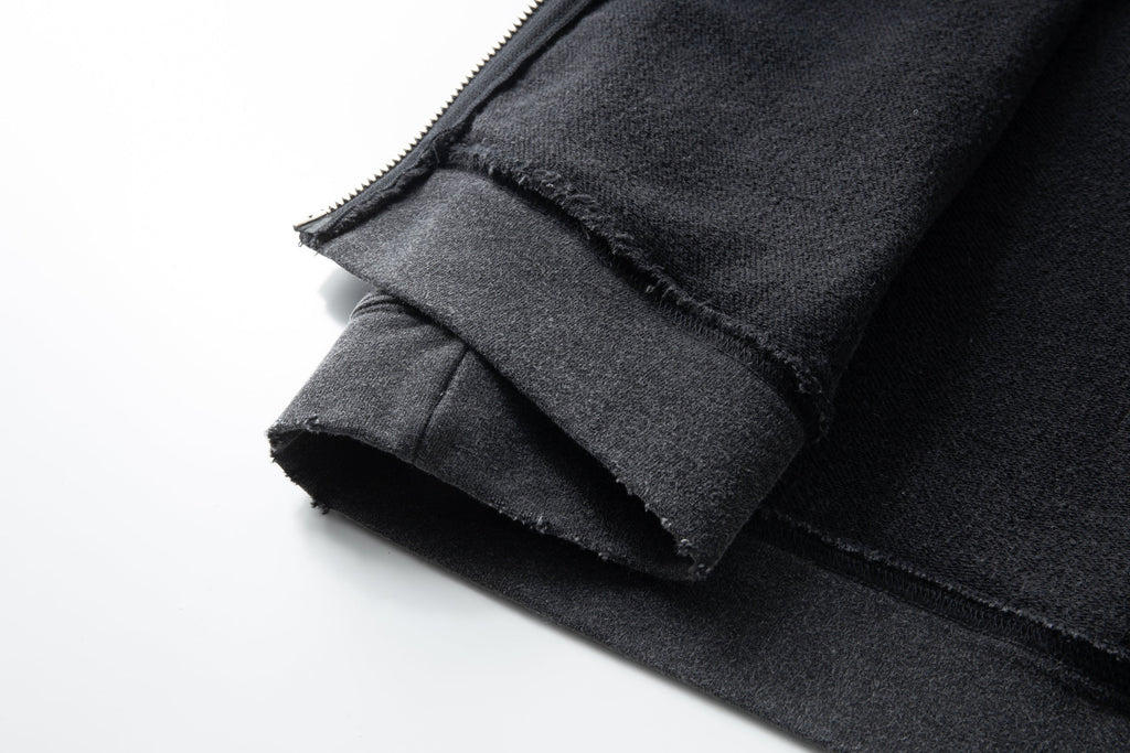 Grayskull- Throw Back- Full ZIP Hoodie- Black