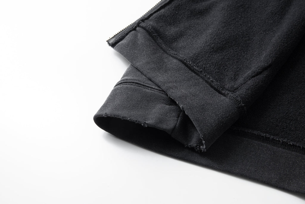 Divine Awakening- Throw Back- Full ZIP Hoodie- Black
