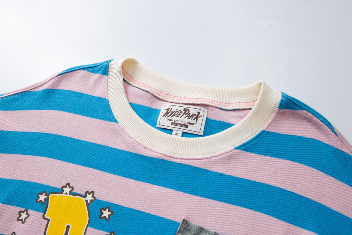 School of Hard Parks Crew - Blue/Pink