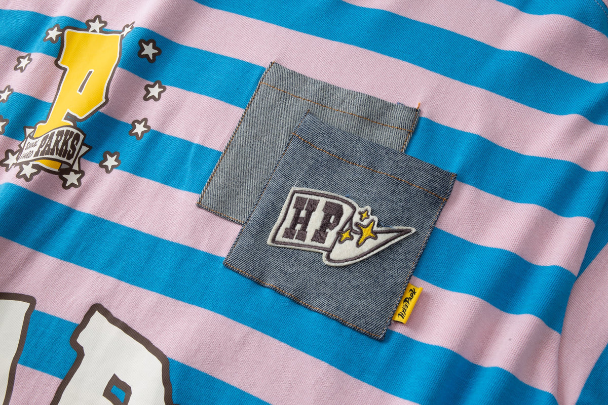 School of Hard Parks Crew - Blue/Pink