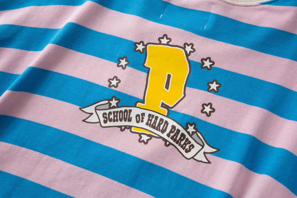 School of Hard Parks Crew - Blue/Pink