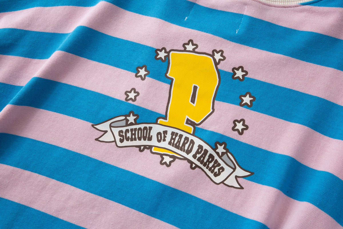 School of Hard Parks Crew - Blue/Pink