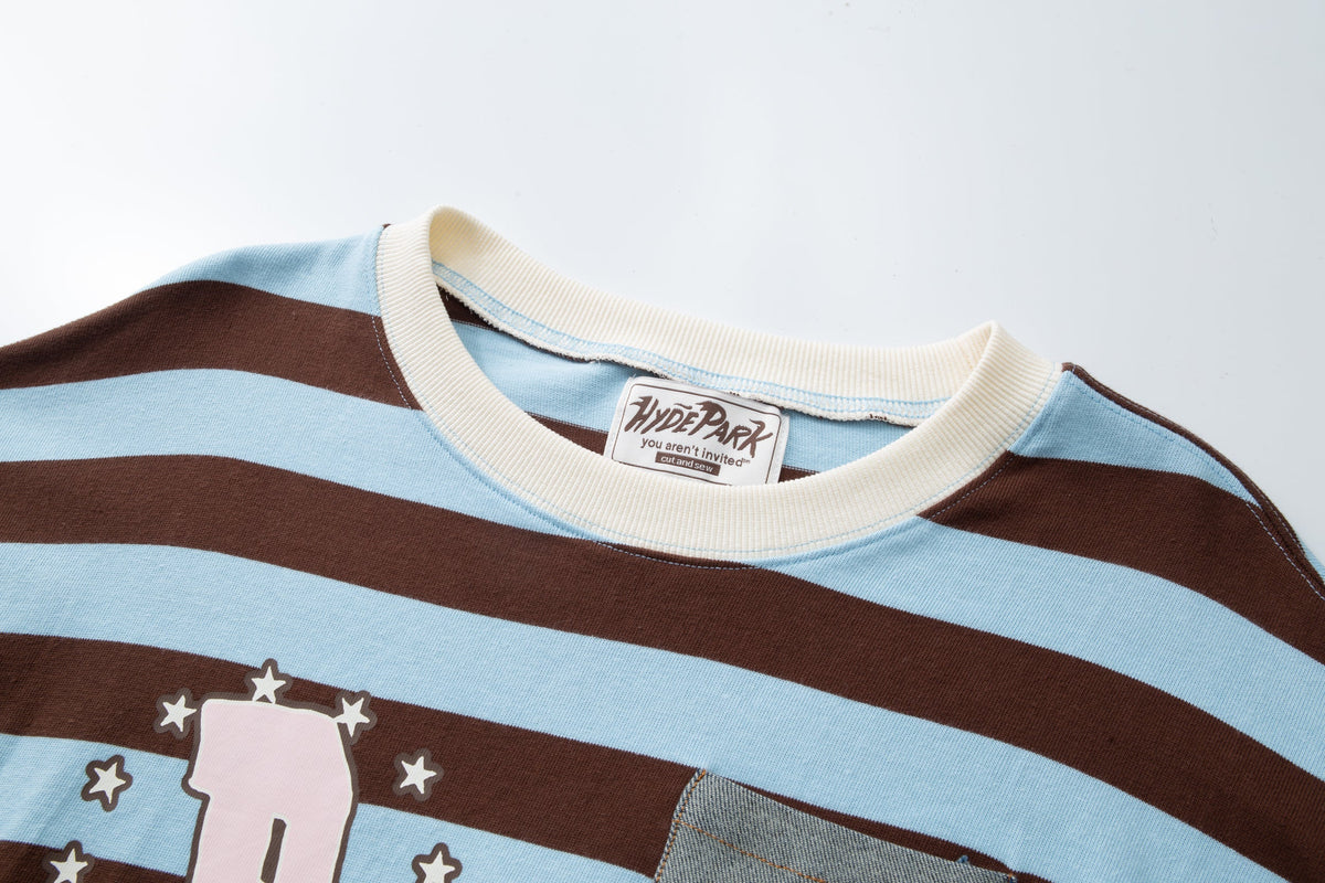 School of Hard Parks Crew - Blue/Brown