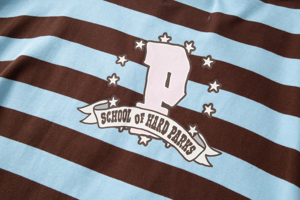 School of Hard Parks Crew - Blue/Brown