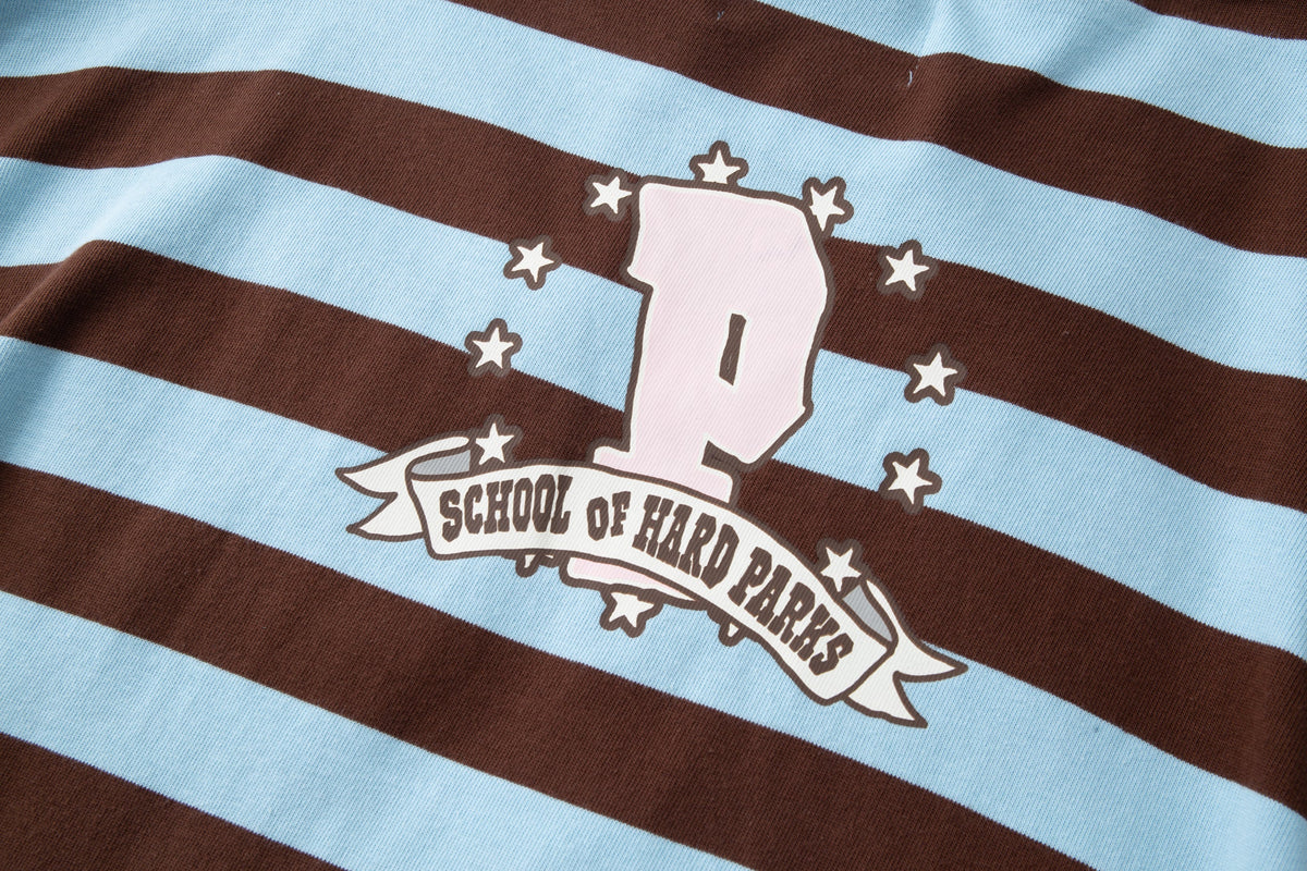 School of Hard Parks Crew - Blue/Brown